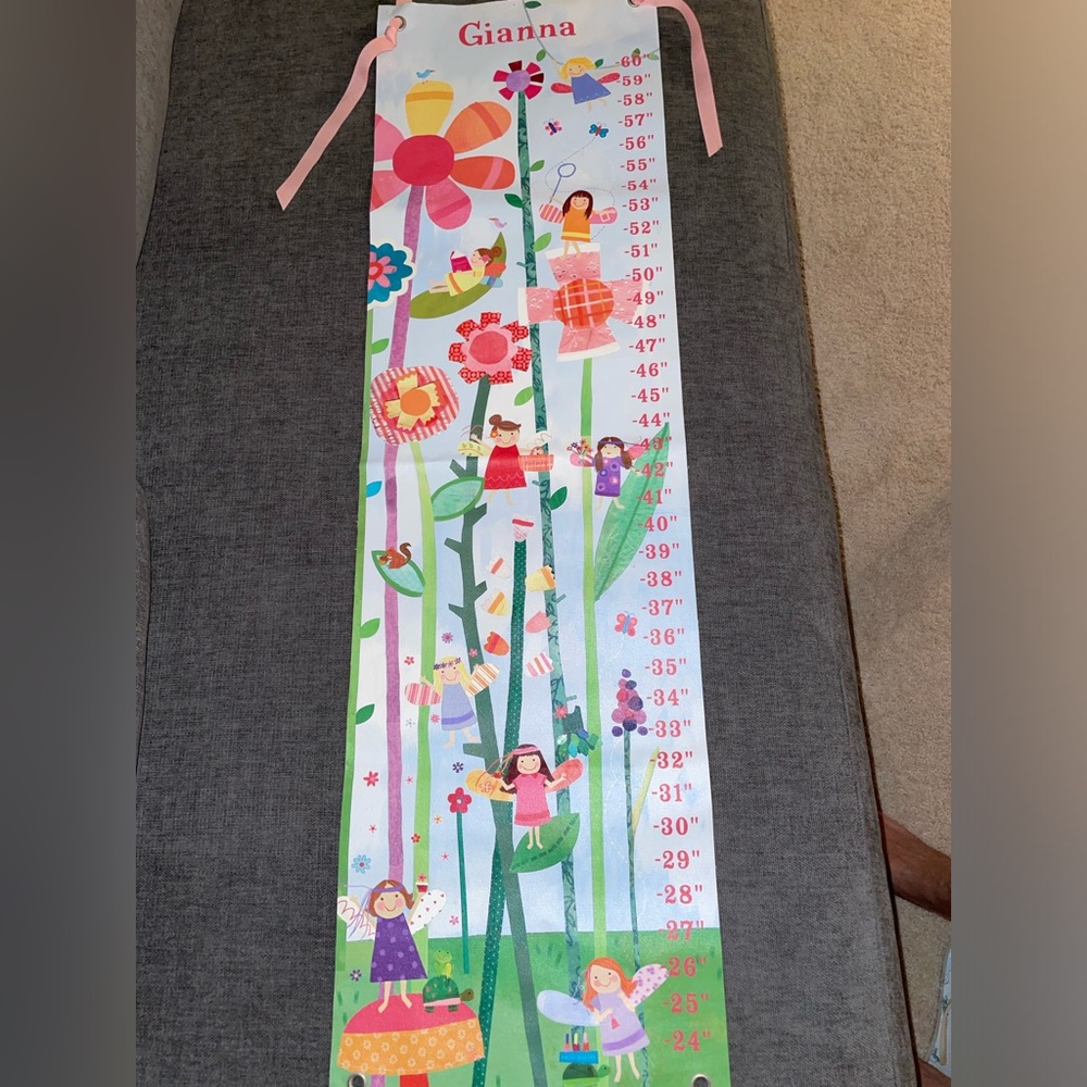 Fairies growth chart custom made by The Land of Nod now known as Crate & Kids - Picture 2 of 8